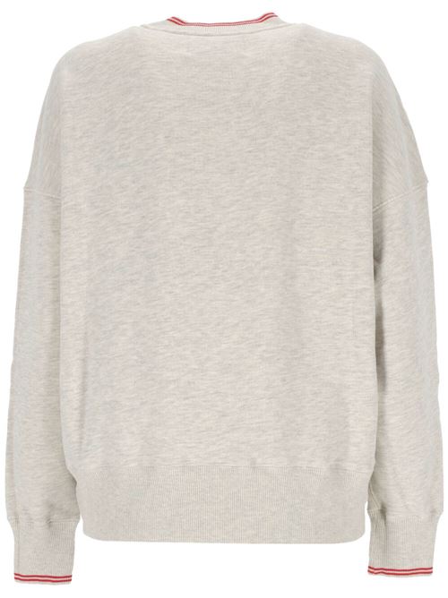 Light grey/light beige/red sweatshirt Autry | SWPW524MAPPAREL MELANGE